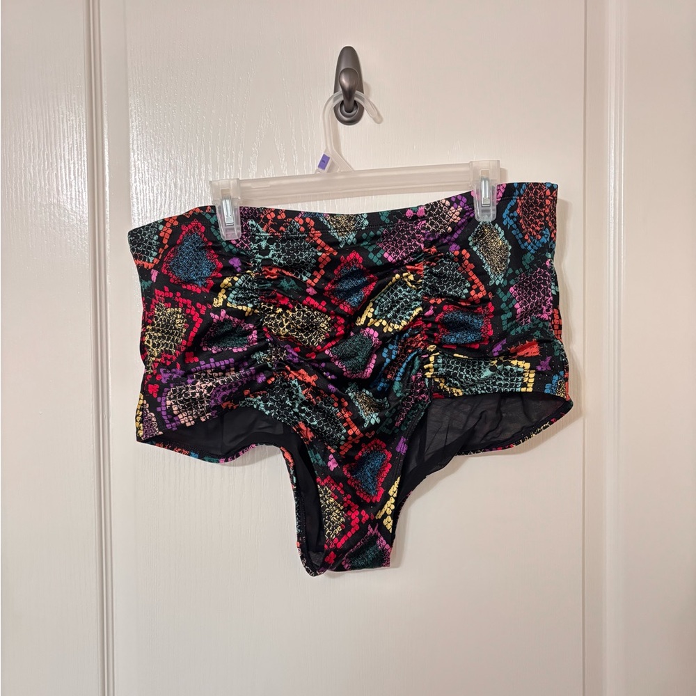 Torrid High-Rise Ruched Swim Bottom